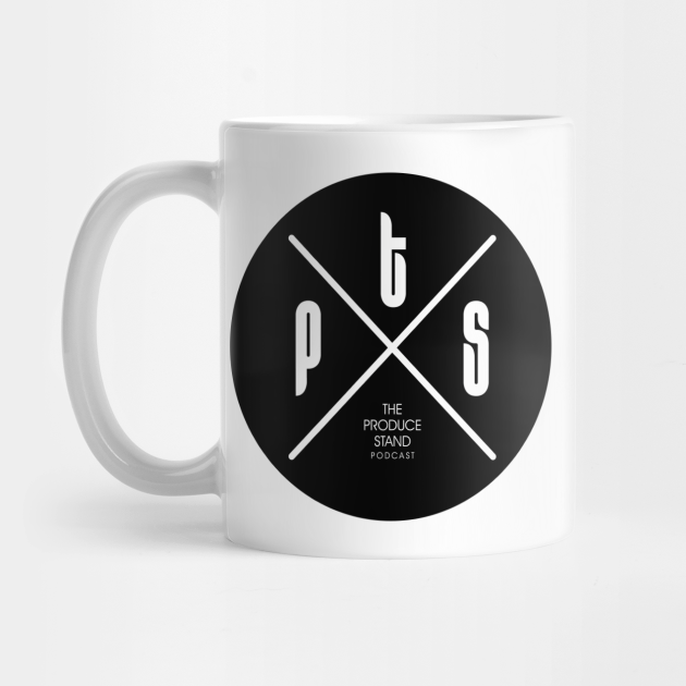 The Produce Stand Podcast patch black The Produce Stand Podcast Mug